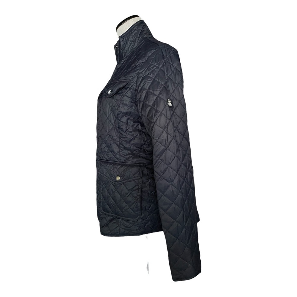 Barbour Down light jacket Navy Color sz 8 - Picture 4 of 8